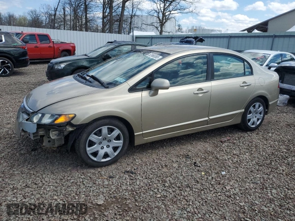 2007 Honda Civic Sdn LX with VIN 1HGFA16527L049887, listed as a Copart auction lot 52969365 with 197,874 mi miles and Salvage Title. Bid and sale history available at carsss.com. Image 1.