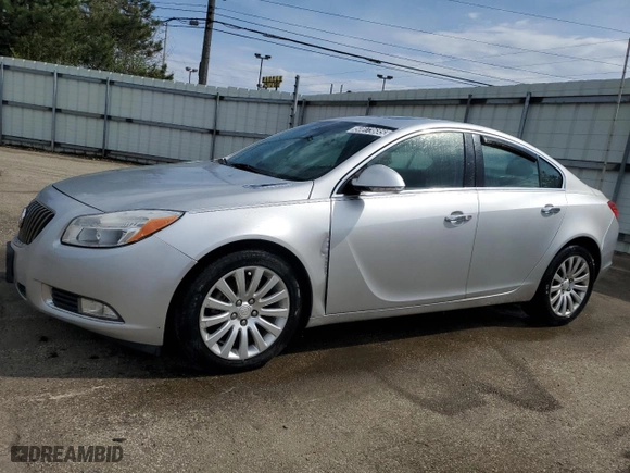 2012 Buick Regal Premium 1 with VIN 2G4GS5EK3C9195663, listed as a Copart auction lot 50073685 with 110,581 mi miles and Clean Title. Bid and sale history available at carsss.com. Image 1.