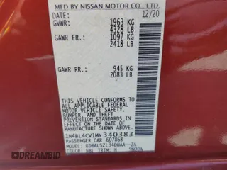 2021 Nissan Altima 2.5 SR with VIN 1N4BL4CV1MN340383, listed as a Copart auction lot 49845775 with 68,614 mi miles and Salvage Title. Bid and sale history available at carsss.com. Image 13.