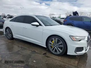2019 Audi A6 Premium Plus with VIN WAUL2AF24KN024052, listed as a Copart auction lot 45996475 with 37,215 mi miles and Salvage Title. Bid and sale history available at carsss.com. Image 4.
