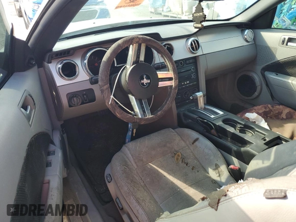 2009 Ford Mustang with VIN 1ZVHT84NX95100750, listed as a Copart auction lot 47085805 with Not provided miles and Clean title. Bid and sale history available at DreamBid. Image 8.