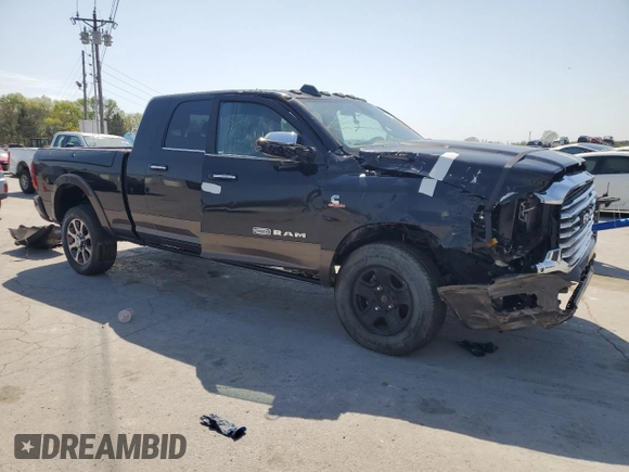 2021 Ram 2500 Longhorn with VIN 3C6UR5PL5MG530364, listed as a Copart auction lot 53162185 with Not provided miles and Salvage title. Bid and sale history available at DreamBid. Image 4.