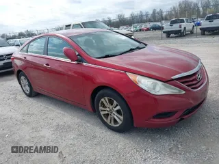 2011 Hyundai Sonata GLS PZEV with VIN 5NPEB4AC9BH141834, listed as a IAAI auction lot 41948517 with 168,357 mi miles. Bid and sale history available at carsss.com. Image 1.