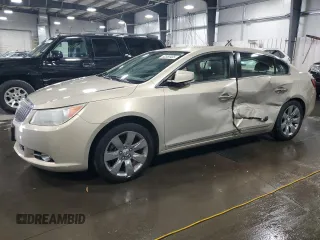 2012 Buick LaCrosse Premium 1 with VIN 1G4GD5E34CF120514, listed as a Copart auction lot 52580405 with 213,467 mi miles and Salvage Title. Bid and sale history available at carsss.com. Image 1.