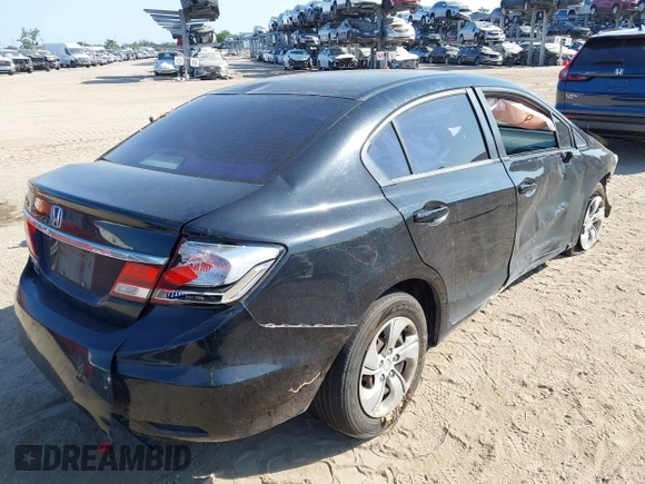 2014 Honda Civic LX z VIN 19XFB2F50EE058398, wystawiony jako IAAI lot #42091606 z przebiegiem Nie podano mil oraz . Historia ofert i sprzedaży dostępna na DreamBid. Obrazek 4.