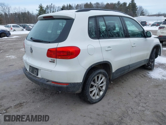 2018 Volkswagen Tiguan with VIN WVGBV7AX0JK000306, listed as a IAAI auction lot 41540745 with 47,322 mi miles and . Bid and sale history available at DreamBid. Image 4.