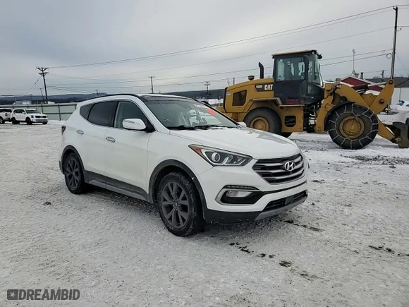 2017 Hyundai Santa Fe Sport 2.0T Ultimate with VIN 5XYZWDLA7HG397911, listed as a Copart auction lot 87550815 with 0 mi miles and Salvage Title. Bid and sale history available at carsss.com. Image 12.