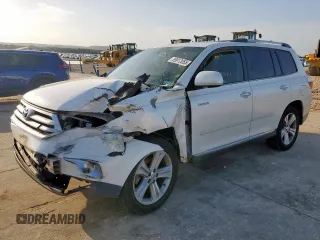 2012 Toyota Highlander Limited with VIN 5TDYK3EH2CS065611, listed as a Copart auction lot 59912055 with 243,584 mi miles and Salvage title. Bid and sale history available at DreamBid. Image 1.