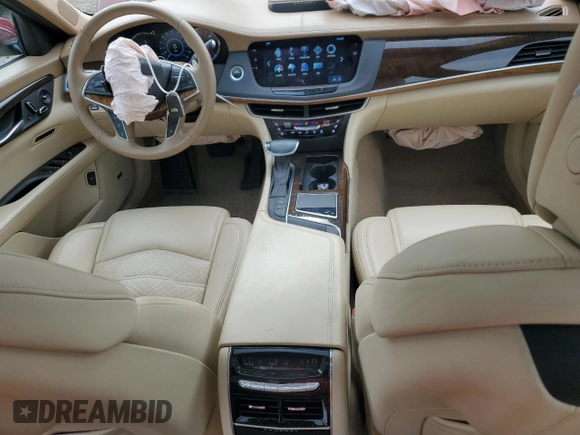 2017 Cadillac CT6 Platinum AWD with VIN 1G6KN5R60HU173474, listed as a Copart auction lot 51207715 with 43,627 mi miles and Salvage title. Bid and sale history available at DreamBid. Image 8.