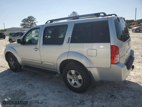 2005 Nissan Pathfinder XE with VIN 5N1AR18U25C741095, listed as a Copart auction lot 52459545 with 206,918 mi miles and Clean Title. Bid and sale history available at carsss.com. Image 2.