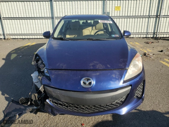 2012 Mazda Mazda3 i Touring with VIN JM1BL1VG7C1511599, listed as a Copart auction lot 83881914 with 166,652 mi miles and Salvage Title. Bid and sale history available at carsss.com. Image 5.
