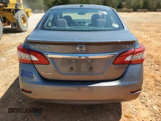 2015 Nissan Sentra SV with VIN 3N1AB7AP8FY314919, listed as a Copart auction lot 50491565 with 142,558 mi miles and Salvage Title. Bid and sale history available at carsss.com. Image 6.