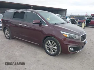 2018 Kia Sedona SX-L with VIN KNDME5C13J6376288, listed as a IAAI auction lot 40947775 with 94,476 mi miles. Bid and sale history available at carsss.com. Image 1.