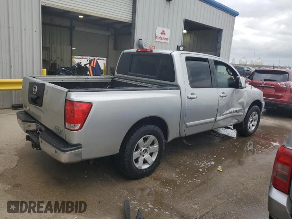 2005 Nissan Titan XE with VIN 1N6AA07A85N500589, listed as a Copart auction lot 43619075 with Not Provided miles and Clean Title. Bid and sale history available at DreamBid. Image 3.