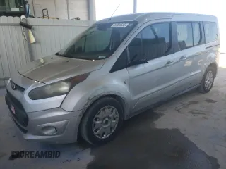 2014 Ford Transit Connect XLT with VIN NM0GS9F77E1136934, listed as a Copart auction lot 60268535 with 192,481 mi miles and Salvage title. Bid and sale history available at DreamBid. Image 1.
