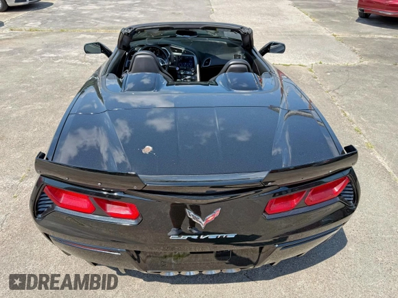 2017 Chevrolet Corvette 3LT with VIN 1G1YF3D70H5123914, listed as a Copart auction lot 59671705 with 62,245 mi miles and Clean title. Bid and sale history available at DreamBid. Image 6.