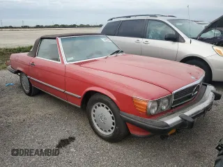 1986 Mercedes-Benz 560 with VIN WDBBA48D1GA038215, listed as a Copart auction lot 74450384 with Not Provided miles and Salvage Title. Bid and sale history available at carsss.com. Image 4.