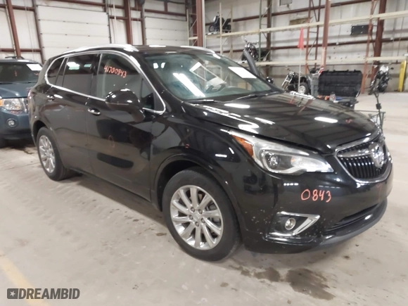 2020 Buick Envision Essence with VIN LRBFXCSA9LD034558, listed as a IAAI auction lot 41700843 with 52,555 mi miles. Bid and sale history available at carsss.com. Image 1.