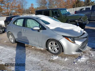 2019 Toyota Corolla Hatchback SE with VIN JTNK4RBE3K3029225, listed as a IAAI auction lot 41633479 with 90,172 mi miles. Bid and sale history available at carsss.com. Image 1.