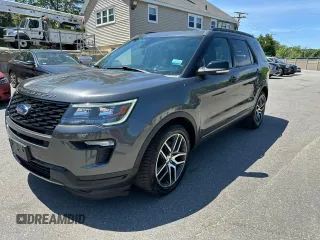 2018 Ford Explorer Sport с VIN 1FM5K8GT3JGA38891, выставлен на аукционе Copart как лот 59741985 с пробегом 119 724 миль миль и Чистый • Clean title. История ставок и продаж доступна на DreamBid. Изображение 1.