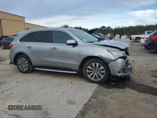 2016 Acura MDX w/Tech with VIN 5FRYD3H41GB008389, listed as a Copart auction lot 42983955 with 0 mi miles and Salvage Title. Bid and sale history available at carsss.com. Image 4.