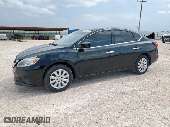 2017 Nissan Sentra S with VIN 3N1AB7AP6HY384390, listed as a Copart auction lot 58981285 with 97,286 mi miles and Salvage title. Bid and sale history available at DreamBid. Image 1.