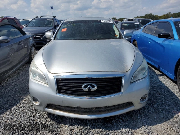 2012 Infiniti M37 with VIN JN1BY1AP4CM330968, listed as a Copart auction lot 74670564 with 0 mi miles and Salvage Title. Bid and sale history available at carsss.com. Image 5.