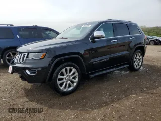 2017 Jeep Grand Cherokee Limited with VIN 1C4RJFBG2HC715762, listed as a Copart auction lot 55482215 with 154,026 mi miles and Salvage title. Bid and sale history available at DreamBid. Image 1.