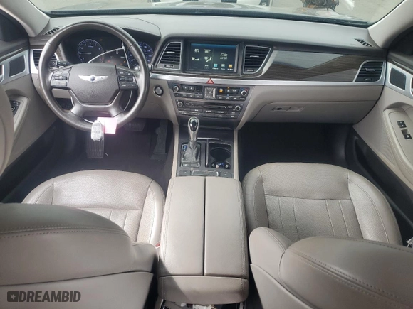 2016 Hyundai Genesis 3.8L with VIN KMHGN4JE1GU135133, listed as a Copart auction lot 47763185 with 86,982 mi miles and Salvage Title. Bid and sale history available at carsss.com. Image 8.