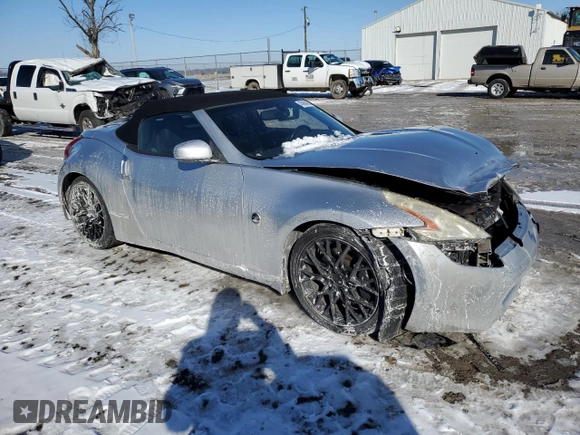 2012 Nissan 370Z Touring with VIN JN1AZ4FHXCM370242, listed as a Copart auction lot 45984005 with 71,579 mi miles and Salvage Title. Bid and sale history available at carsss.com. Image 4.