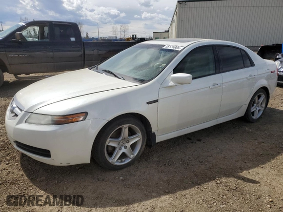 2006 Acura TL with VIN 19UUA66256A803773, listed as a Copart auction lot 55176685 with 286,146 mi miles and Clean Title. Bid and sale history available at carsss.com. Image 1.
