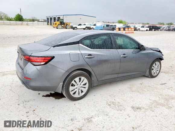 2020 Nissan Sentra S with VIN 3N1AB8BV4LY234757, listed as a Copart auction lot 51538765 with 53,342 mi miles and Salvage Title. Bid and sale history available at DreamBid. Image 3.