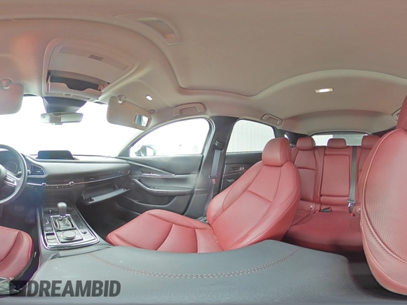 2023 Mazda CX-30 S Carbon Edition with VIN 3MVDMBCM9PM573338, listed as a Copart auction lot 47955565 with 19,814 mi miles and Salvage Title. Bid and sale history available at DreamBid. Image 16.