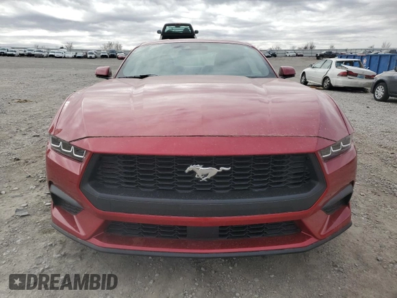 2024 Ford Mustang EcoBoost with VIN 1FA6P8TH2R5118823, listed as a Copart auction lot 47633925 with 3,284 mi miles and Salvage Title. Bid and sale history available at carsss.com. Image 5.