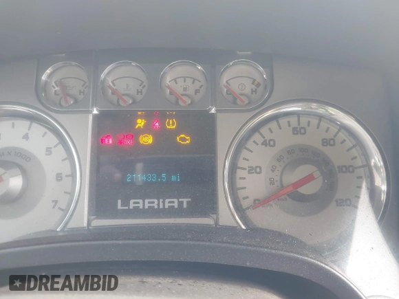 2009 Ford F-150 XL with VIN 1FTPW14V99FA62631, listed as a IAAI auction lot 42027309 with 211,433 mi miles and . Bid and sale history available at DreamBid. Image 7.