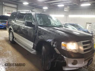 2010 Ford Expedition Eddie Bauer with VIN 1FMJU1J55AEB59198, listed as a Copart auction lot 52499065 with 130,865 mi miles and Salvage title. Bid and sale history available at DreamBid. Image 4.