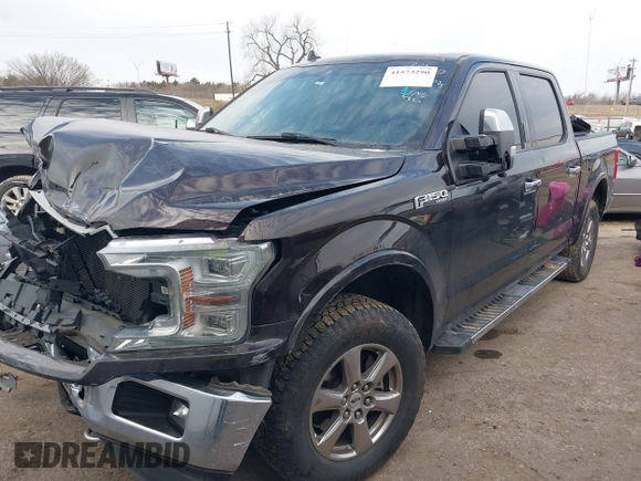 2019 Ford F-150 XL with VIN 1FTEW1E40KFA44330, listed as a IAAI auction lot 41573290 with 85,195 mi miles. Bid and sale history available at carsss.com. Image 18.