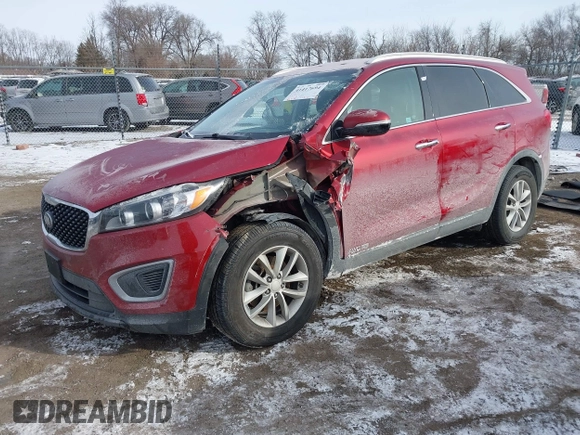 2016 Kia Sorento LX with VIN 5XYPGDA5XGG180698, listed as a IAAI auction lot 41417694 with 84,229 mi miles. Bid and sale history available at carsss.com. Image 21.