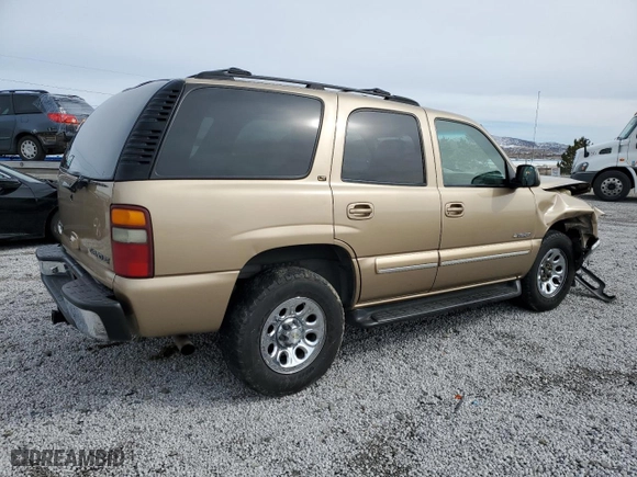 2001 Chevrolet Tahoe LT with VIN 1GNEK13T01J197167, listed as a Copart auction lot 45589865 with 216,391 mi miles and Salvage Title. Bid and sale history available at carsss.com. Image 3.