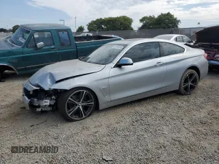 2019 BMW 4 Series 430i with VIN WBA4W3C55KAF93022, listed as a Copart auction lot 63199815 with 34,331 mi miles and Salvage title. Bid and sale history available at DreamBid. Image 1.