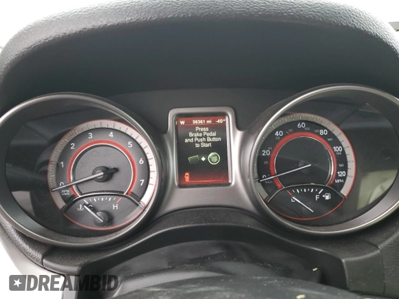 2018 Dodge Journey Crossroad with VIN 3C4PDDGG8JT533442, listed as a Copart auction lot 45895805 with 36,361 mi miles and Salvage Title. Bid and sale history available at DreamBid. Image 9.