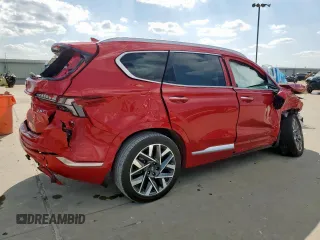 2023 Hyundai Santa Fe Calligraphy with VIN 5NMS54AL2PH581795, listed as a Copart auction lot 58316625 with 23,123 mi miles and Salvage title. Bid and sale history available at DreamBid. Image 3.
