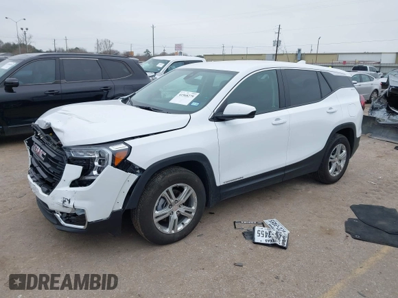 2024 GMC Terrain SLE z VIN 3GKALMEG3RL382747, wystawiony jako IAAI lot #41568279 z przebiegiem 9222 mil mil oraz . Historia ofert i sprzedaży dostępna na DreamBid. Obrazek 17.