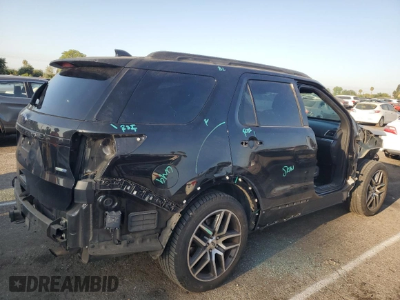 2017 Ford Explorer Sport с VIN 1FM5K8GT2HGE00414, выставлен на аукционе Copart как лот 64526204 с пробегом 69 300 миль миль и Списание • Salvage title. История ставок и продаж доступна на DreamBid. Изображение 3.