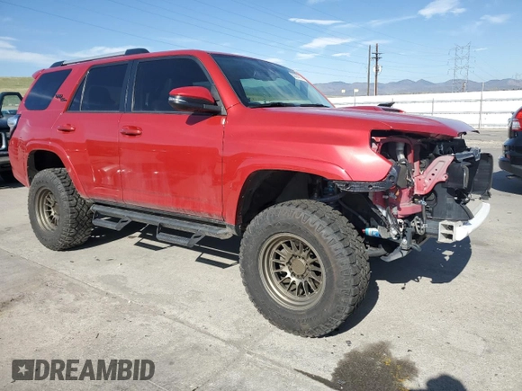 2018 Toyota 4Runner SR5 with VIN JTEBU5JR6J5531422, listed as a Copart auction lot 53026915 with 74,342 mi miles and Salvage Title. Bid and sale history available at carsss.com. Image 4.