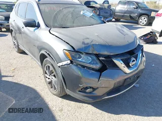 2016 Nissan Rogue SL with VIN 5N1AT2MT8GC874175, listed as a IAAI auction lot 40655066 with 134,540 mi miles and . Bid and sale history available at carsss.com. Image 6.