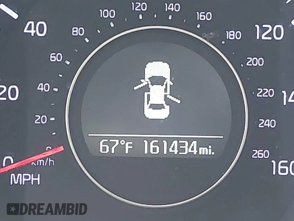 2015 Kia Optima LX with VIN KNAGM4A74F5569738, listed as a IAAI auction lot 41980622 with 161,434 mi miles. Bid and sale history available at carsss.com. Image 15.