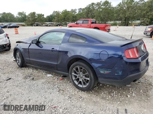 2012 Ford Mustang V6 Premium with VIN 1ZVBP8AM5C5278644, listed as a Copart auction lot 51658735 with 107,590 mi miles and Salvage Title. Bid and sale history available at carsss.com. Image 2.