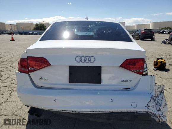 2012 Audi A4 Premium Plus с VIN WAUEFAFL9CN003687, выставлен на аукционе Copart как лот 56969835 с пробегом Не указан миль и Списание • Salvage title. История ставок и продаж доступна на DreamBid. Изображение 6.