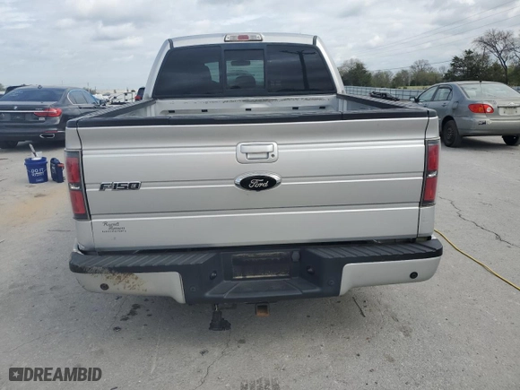 2014 Ford F-150 XL with VIN 1FTFW1ET5EFB42348, listed as a Copart auction lot 51623435 with 156,254 mi miles and Salvage Title. Bid and sale history available at carsss.com. Image 6.